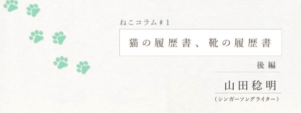 1 山田稔明 猫の履歴書 靴の履歴書 後編 Naot ナオトジャパンオフィシャルサイト